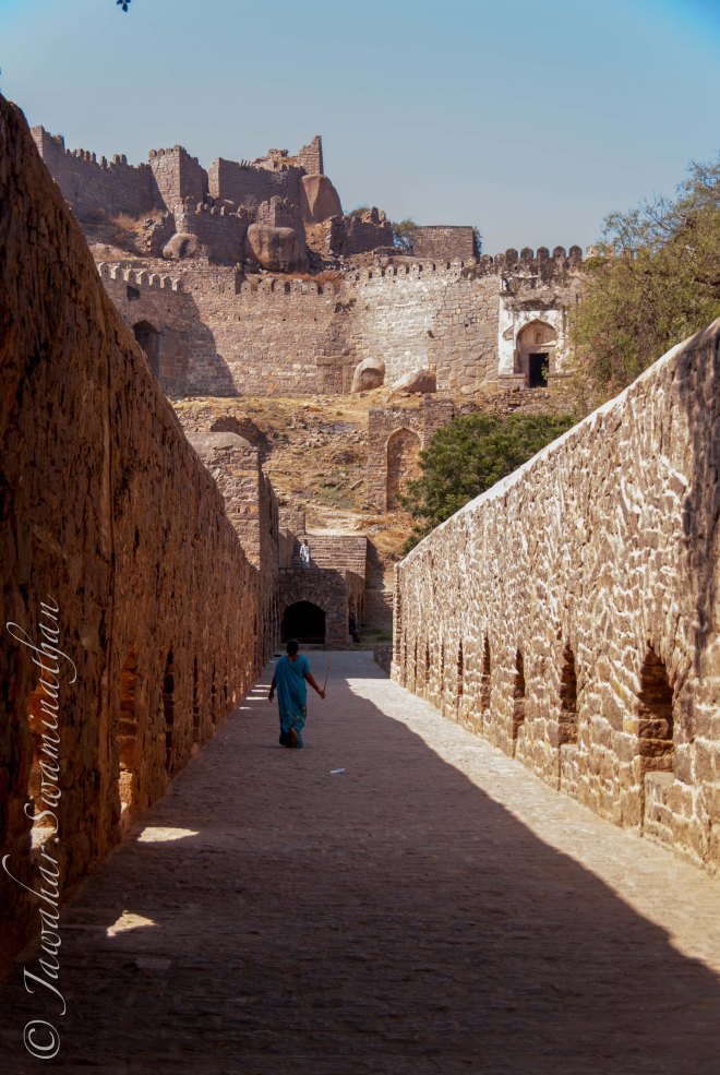 The narrow entrance served to slow invading armies