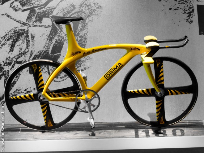 Yellow bicycle